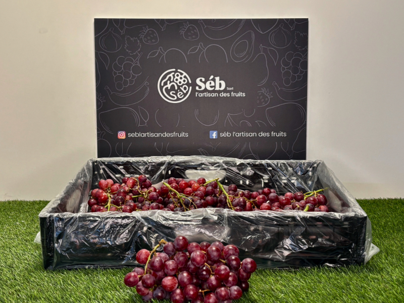 Raisin rouge sans pépins